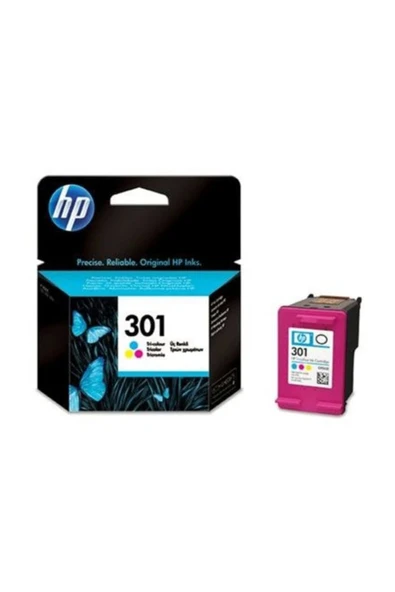 HP 301 165 Sayfa Kapasiteli Üç Renk Mürekkep Kartuşu CH562EE ürün görseli 1