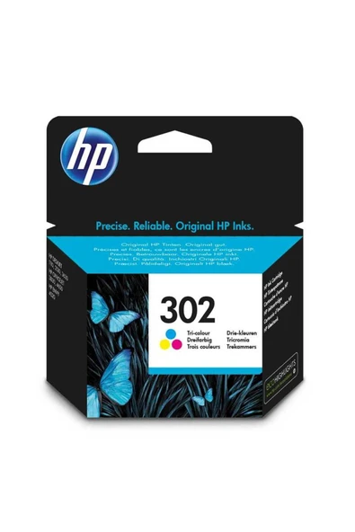 HP 302-F6U65AE Renkli Orijinal Kartuş ürün görseli 1