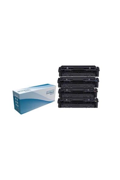 Canon CRG-045 Canon İ-Sensys MF-636cdwt Muadil Toner 1 Set 4 Renk ürün görseli 1