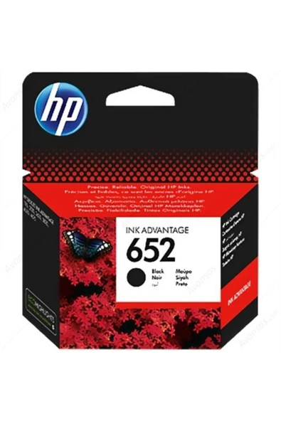 HP F6V25AE 652 Siyah Mürekkep Kartuşu ürün görseli 1
