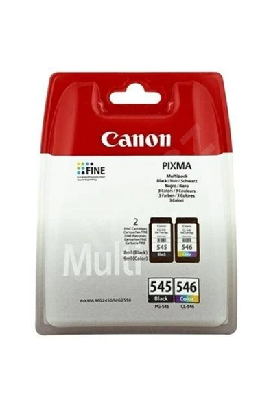 Canon PG-545BK+CL-546 2Lİ PAKET (2450-2550) ürün görseli 1