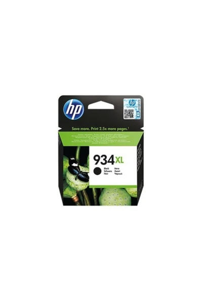HP 934xl-c2p23ae Siyah Orjinal Kartuş Yüksek Kapasiteli ürün görseli 1