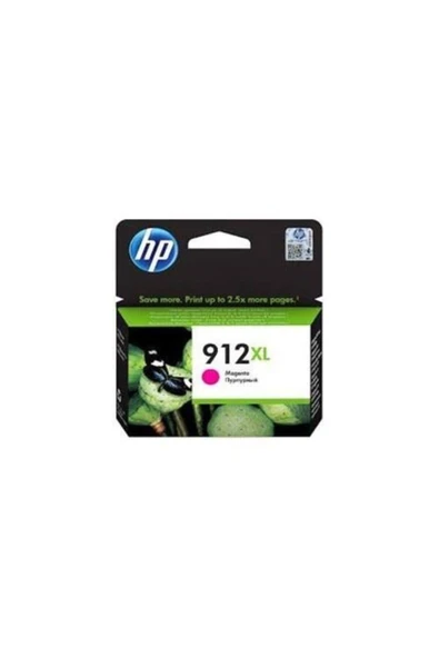 HP 912Xl Yüksek Kapasite Magenta Kırmızı Kartuş 3Yl82A / Hp ürün görseli 1