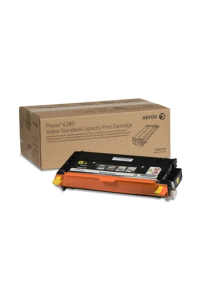Xerox 106r01390 Phaser 6280 Standart Kapasite Yellow Sarı Toner 2.200 Sayfa ürün görseli 1