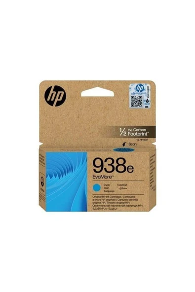 HP 4s6x9pe (938E) Cyan Mürekkep Kartuş ürün görseli 1