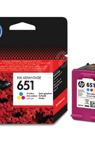HP 651 Color Renkli Kartuş C2p11ae ürün görseli 1