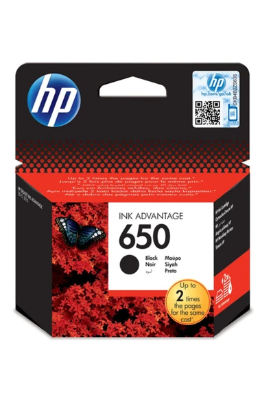 HP Cz101a Black Mürekkep Kartuş (650) ürün görseli 1