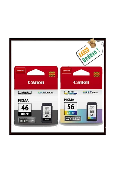Canon Pg-46/cl-56 2'li Set E404/e464/e484 Siyah-renkli Kartuş ürün görseli 1