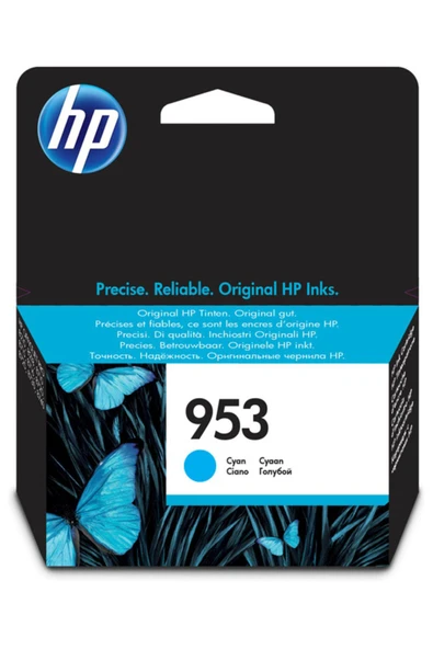 HP F6U12AE Cyan Orijinal Mürekkep Kartuş (953) ürün görseli 1