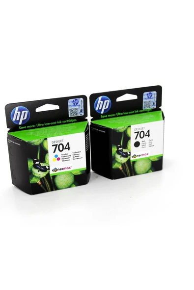 HP 704 Cn692a / Cn693a / Siyah Ve Renkli Kartuş ürün görseli 1