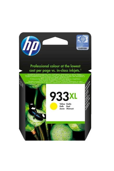 HP 933xl-cn056ae  Uyumlu Sarı Orijinal Kartuş ürün görseli 1
