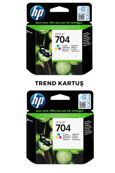 HP 704-CN693A İkili Renkli Orijinal Kartuş ürün görseli 1