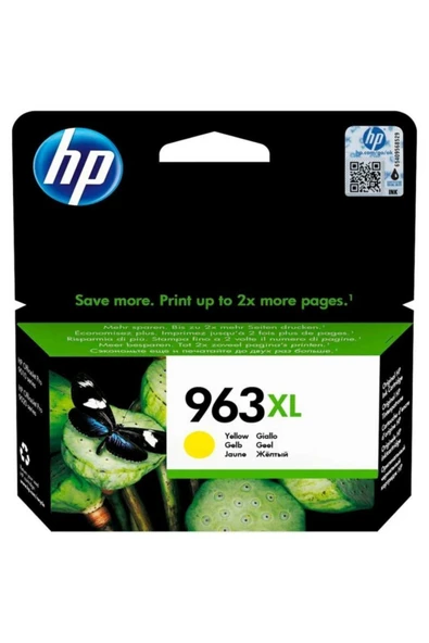 HP Sarı Orjinal Kartuş Yüksek Kapasiteli 963xl-3ja29ae ürün görseli 1