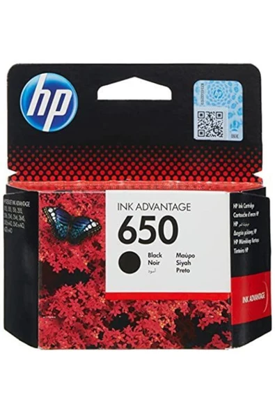 HP Marka: 650 Siyah Mürekkep Kartuş 360 Sayfa (cz101ae) Kategori: Mürekkep ürün görseli 1