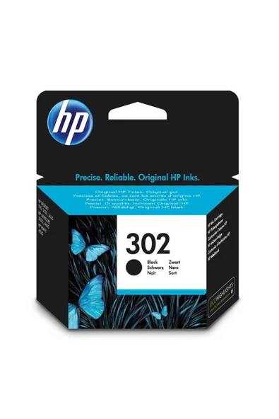 HP 302-F6U66AE Siyah Orijinal Kartuş ürün görseli 1