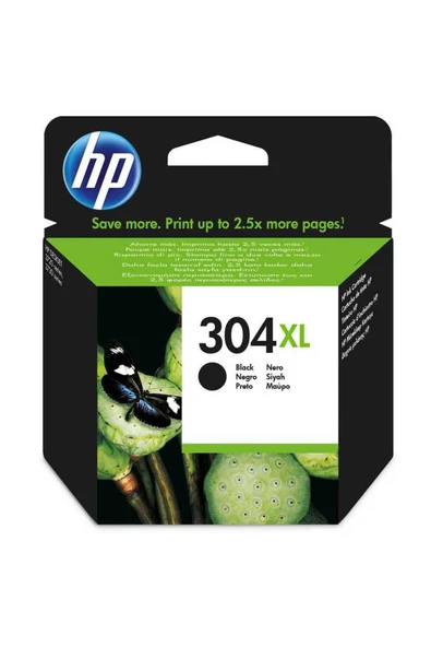 HP 304XL-N9K08AE Siyah  Kartuş Yüksek Kapasiteli ürün görseli 1