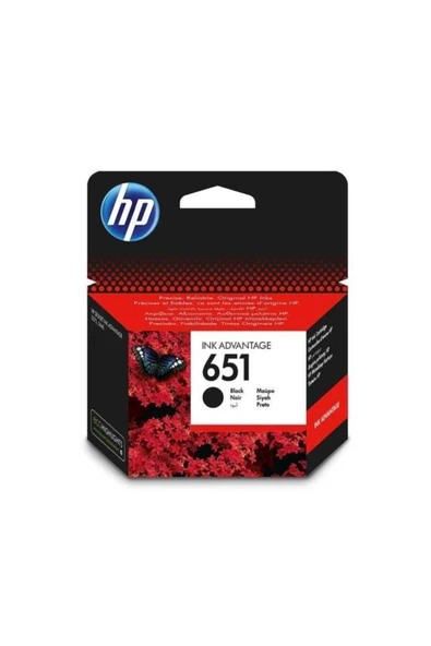 HP 651 C2p10ae Siyah Kartuş ürün görseli 1