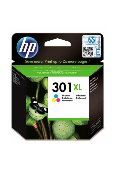 HP 301xl-ch564e Renkli Orijinal Kartuş Yüksek Kapasiteli ürün görseli 1