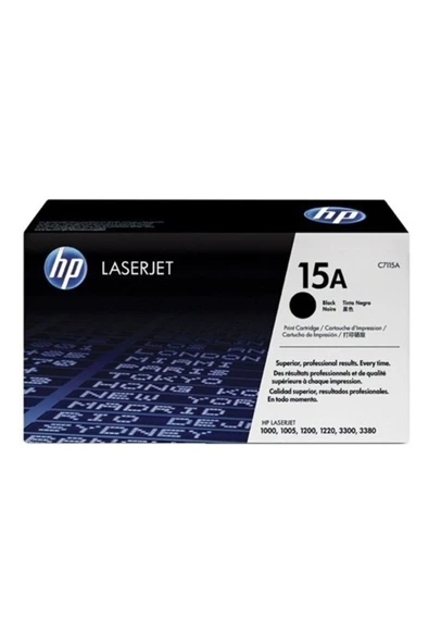 HP 15A C7115A Siyah Toner Laserjet 1200/3300 ürün görseli 1