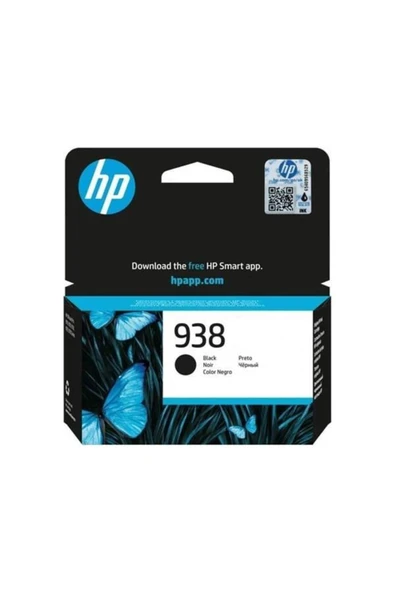 HP 4s6x8pe (938) Sıyah Murekkep Kartusu ürün görseli 1