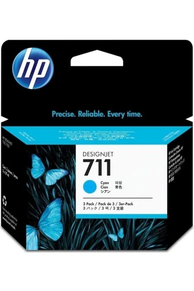 HP 711-CZ134A 29 ml Mavi Kartuş ürün görseli 1