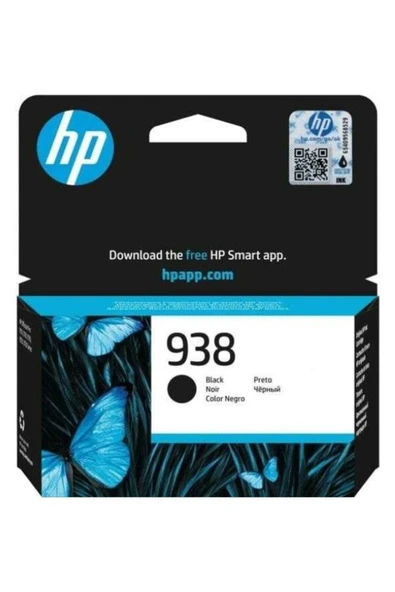 HP 938/4S6X8PE Siyah Orijinal Mürekkep Kartuş ürün görseli 1