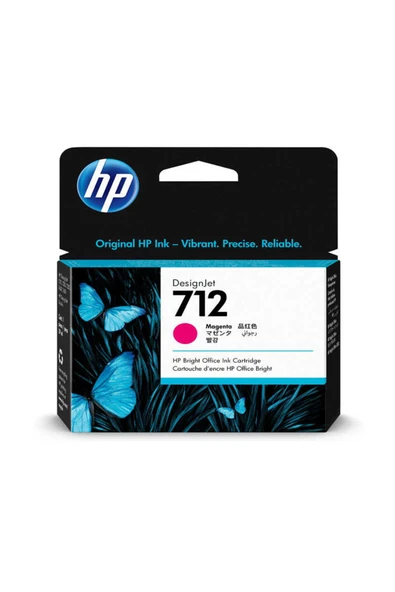 HP 712-3ed68a Kırmızı Kartuş ürün görseli 1