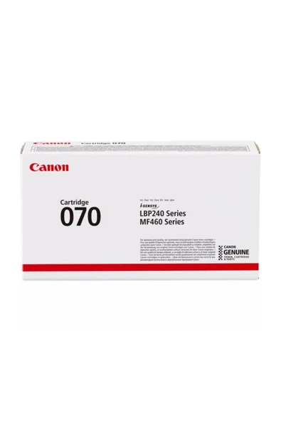 Canon CRG 070 Black Toner 5639C002AA ürün görseli 1