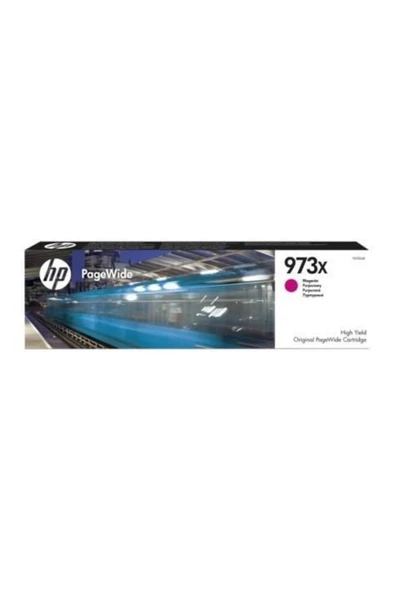 HP F6t82ae (973X) Macenta Yuksek Kapasıtelı Pagewıde Murekkep Kartusu 7000 Sayfa ürün görseli 1