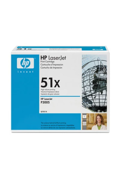 HP Q7551X 3005 TONER KARTUŞ ürün görseli 1