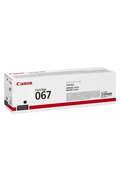 Canon CRG-067/5102C002 Siyah Orijinal Toner ürün görseli 1
