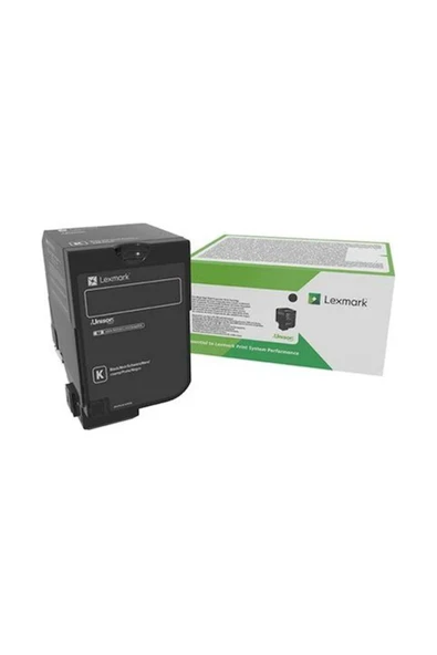 Lexmark Cx725 - 84C5Hke Siyah Fotokopi Toneri Yüksek Kapa ürün görseli 1