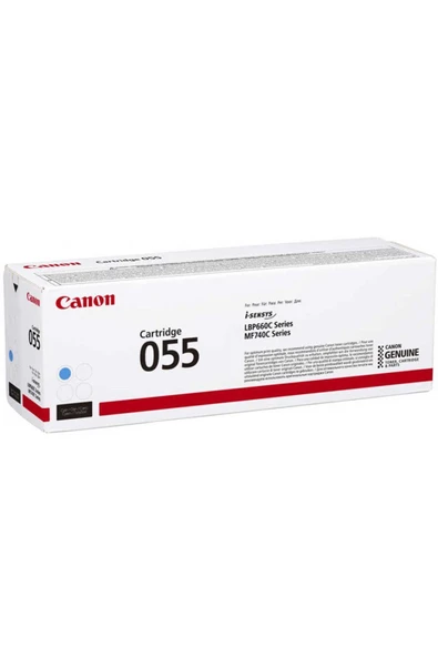 Canon Crg-055c (3015C002) Mavi Toner - Lbp662cdw / Mf742cdw ürün görseli 1