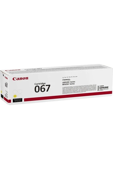 Canon CRG-067/5099C002 Sarı Orijinal Toner ürün görseli 1