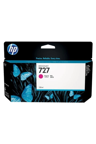 HP 727 Magenta Kırmızı 130ml Plotter Kartuşu B3p20a Eski ürün görseli 1
