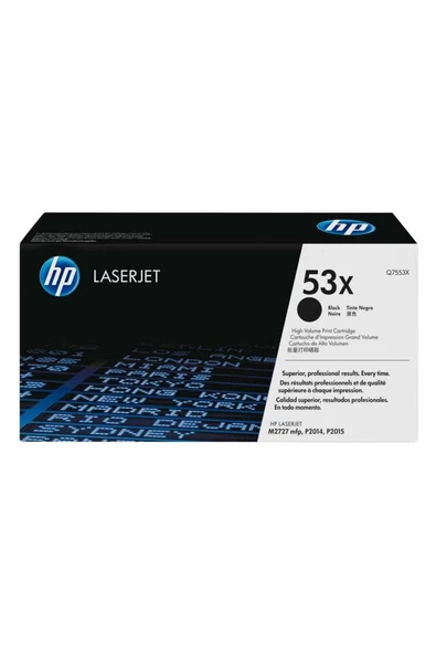 HP 53X-Q7553X Orijinal Toner Yüksek Kapasiteli ürün görseli 1
