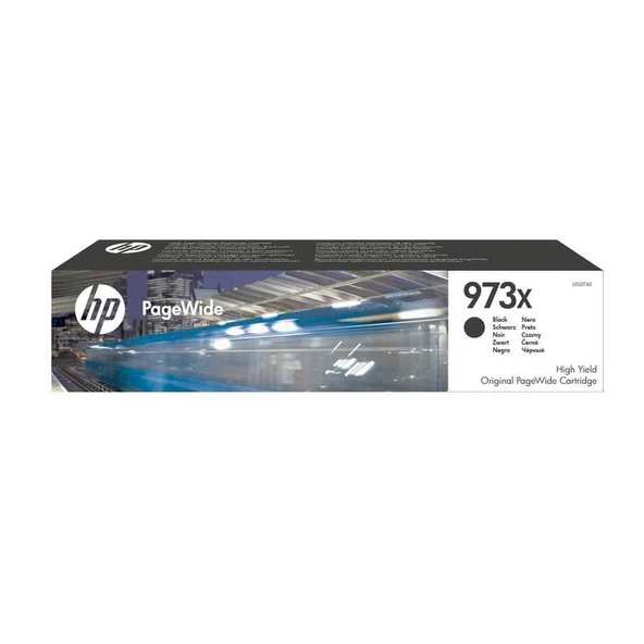 HP 973X Black Siyah Yüksek Kapasite Kartuş L0S07AE ürün görseli 1