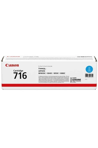 Canon Crg-716/1979b002 Mavi Orijinal Toner ürün görseli 1