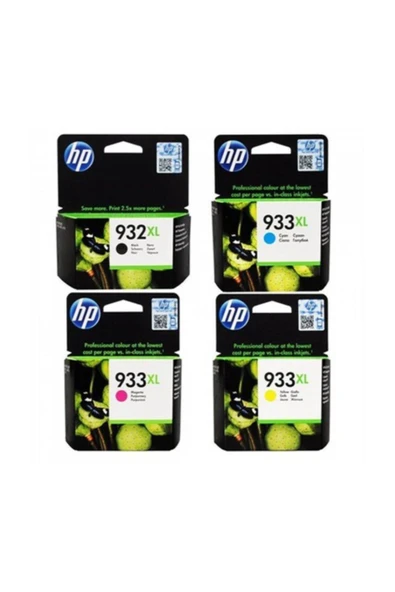 HP 932xl/933xl Kartuş Seti Officejet 6100/6600/6700/7612 ürün görseli 1