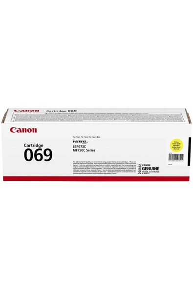 Canon CRG-069/5091C002 Sarı Orijinal Toner ürün görseli 1