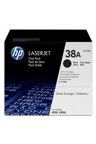 HP 38A-Q1338A Orijinal Toner ürün görseli 1