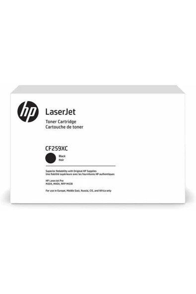 HP 59xc Black Siyah 10.000 Sayfa Taahhütlü Yüksek Kapasite Toner Cf259xc ürün görseli 1