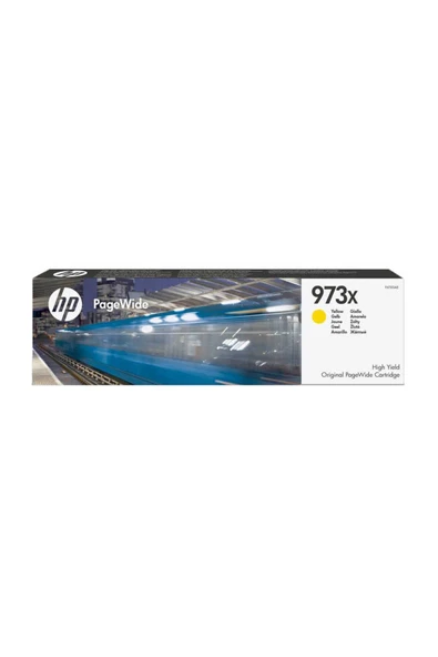 HP 973X-F6T83AE Sarı Orijinal Kartuş Yüksek Kapasiteli ürün görseli 1
