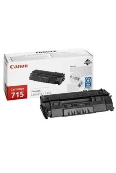 Canon CRG-715 (1975B002) Siyah  Toner - LBP3310 / LBP3370 (T4804) KUTU HASARLI ürün görseli 1
