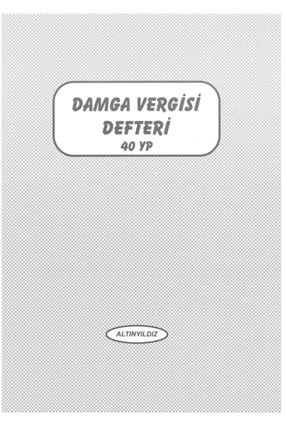 Altınyıldız Damga Vergisi Karton Kapak 40 Yaprak (12 Li Paket) ürün görseli 1