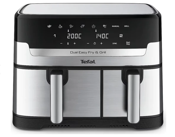 Tefal Easy Fry Dual Basket EY905D40 8.3 lt Yağsız Fritöz ürün görseli 1
