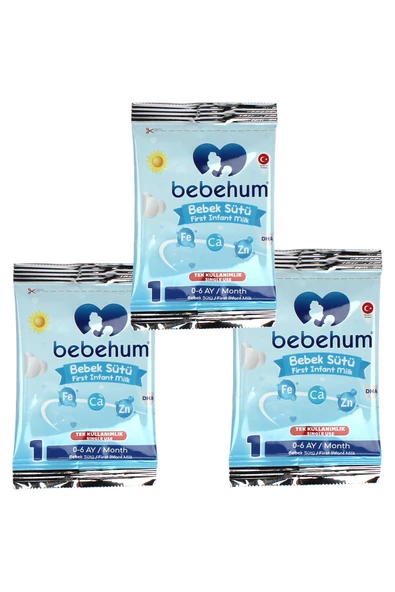 Bebehum 1 Numara Tek Kullanımlık Bebek Sütü ürün görseli 1