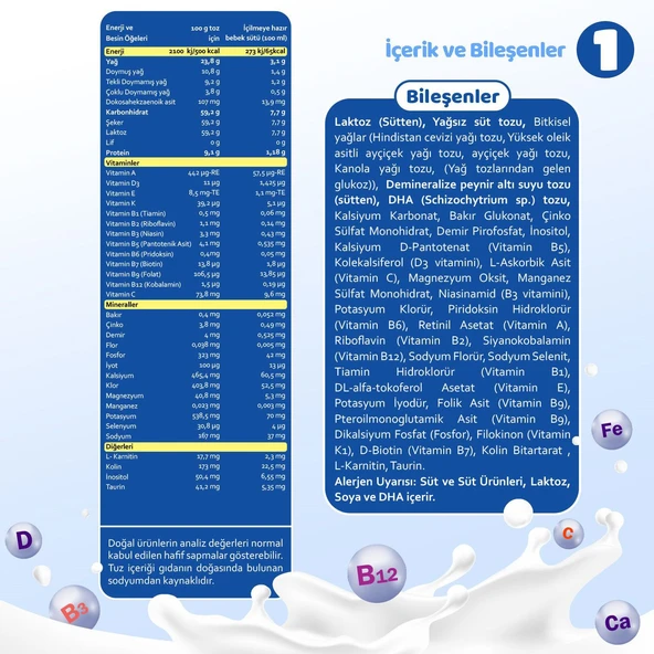 Bebehum 1 Numara Tek Kullanımlık Bebek Sütü - Resim 4