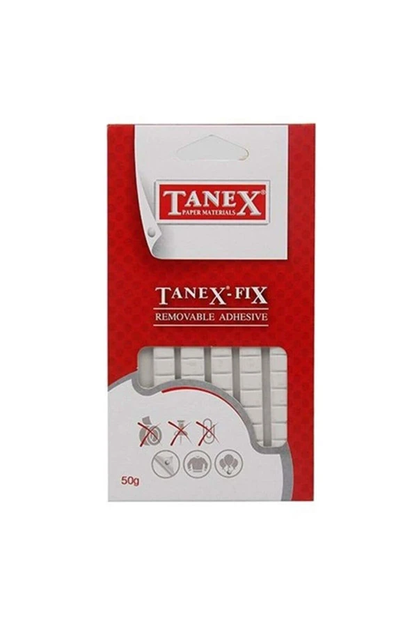 Tanex Hamur Yapıştırıcı Fix 50 Gram Beyaz 24 Lü Paket ürün görseli 1
