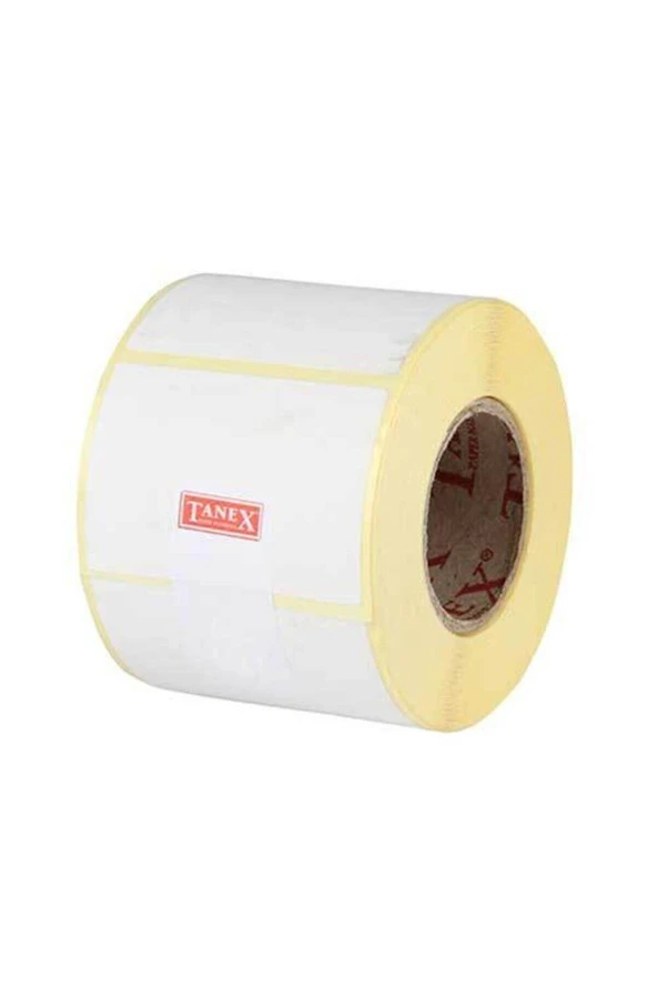 Tanex Barkod Etiketi Termal Eco 60x25 MM 40 MM Çap 1000 Lİ 1 Adet ürün görseli 1